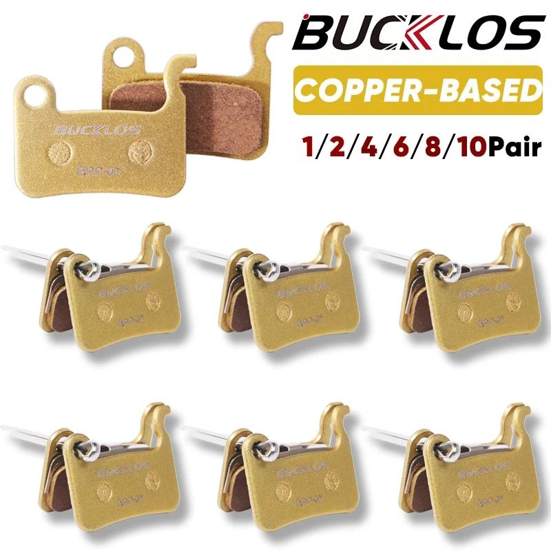 BUCKLOS MTB Disc Brake Pads for SHIMANO A01S Copper-Based Metal Hydraulic Brake Pad Mountain Bike Brake Pads for M975 M765 M595