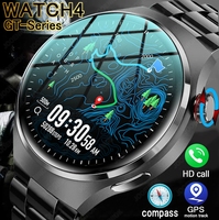 2025 New NFC GPS Sports Smart Watch Men Watch 4 PRO Health Monitoring Bluetooth Call Waterproof Smartwatch GT Series Watches