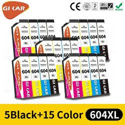 GIKAR-cartuchos de tinta de repuesto para impresora EPSON 604XL 604, T604XL, E-604XL, T604 XL, XP-2200, 2205, 3200, 3205, 4200, 4205