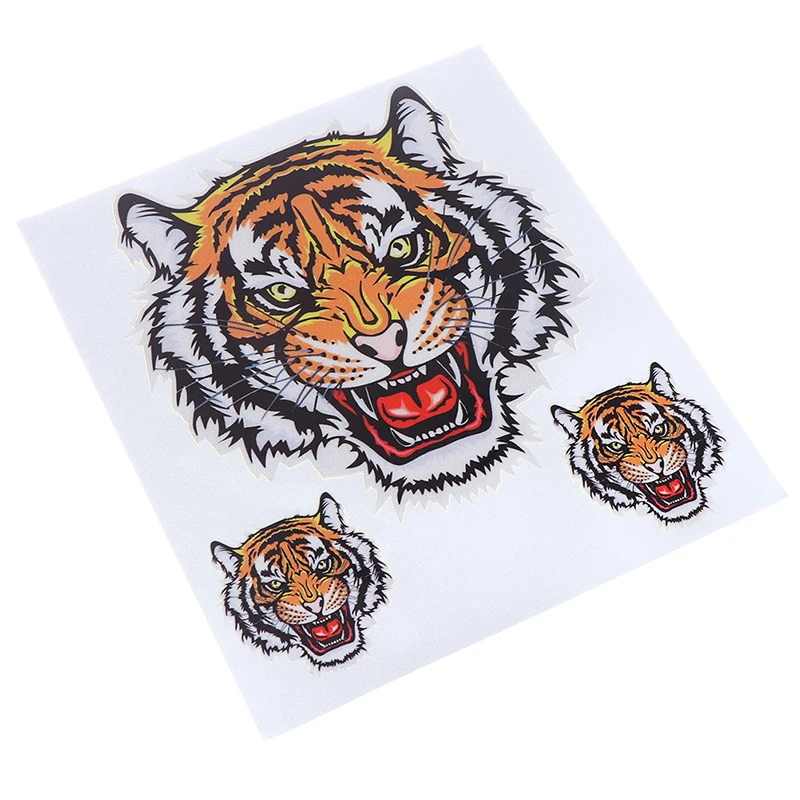 Car Stickers Tiger Head Personalized Car Stickers Reflective Tiger Head Car Stickers Tiger Head Spare Tire Stickers