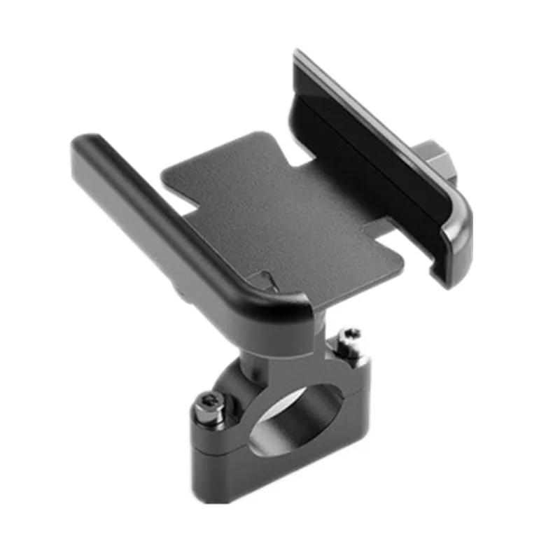 Aluminium Motorcycle Fiets Telefoon Houder voor 4-7 Inch Smartphone GPS 20-30mm Stuur Mount accessoires 360 °   Rotatie