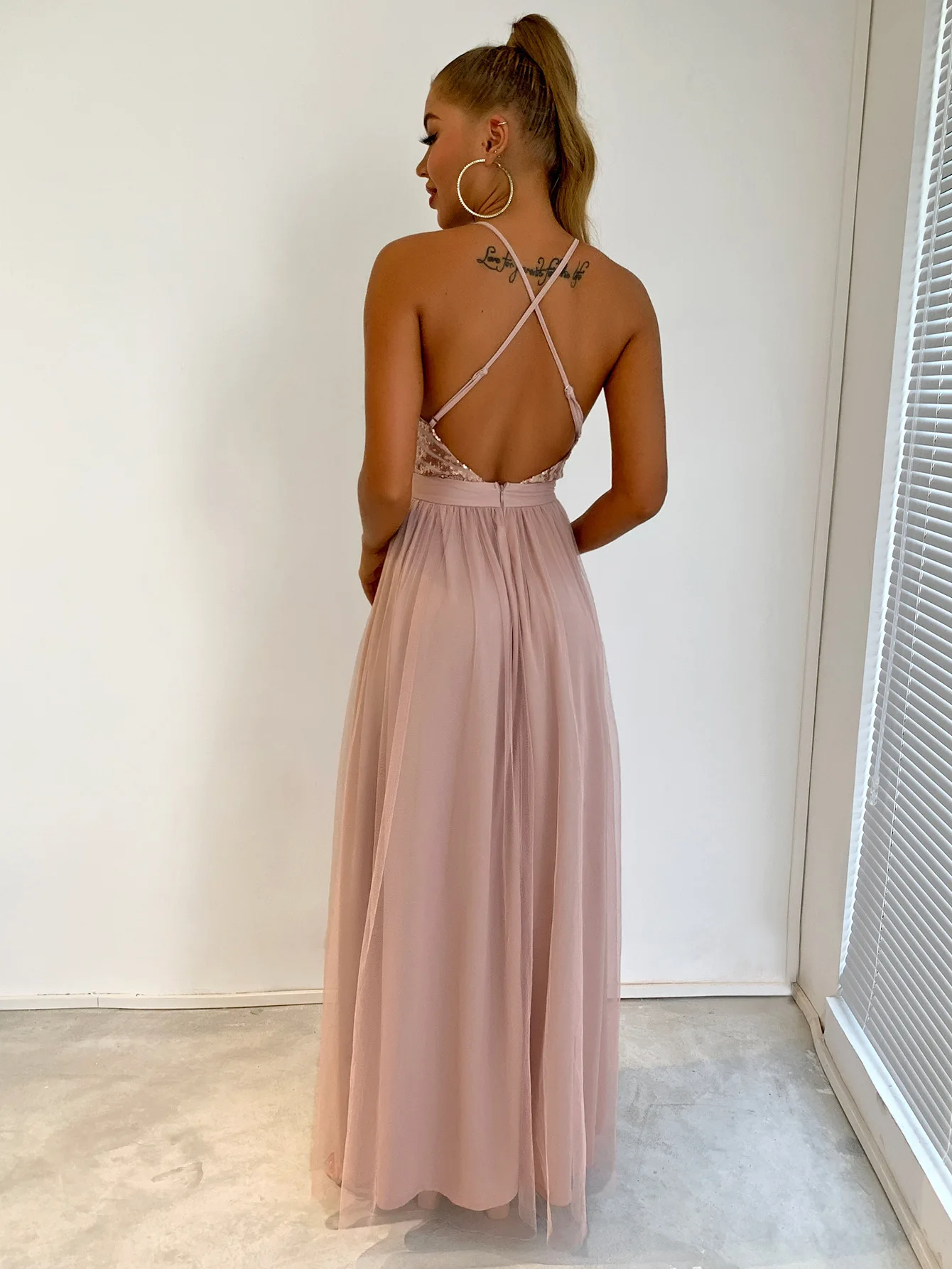 Sexy dos nu Slip paillettes Corset Maxi robe d'été femmes maille longue moulante rouge robe de fête de noël robes de soirée de demoiselle d'honneur