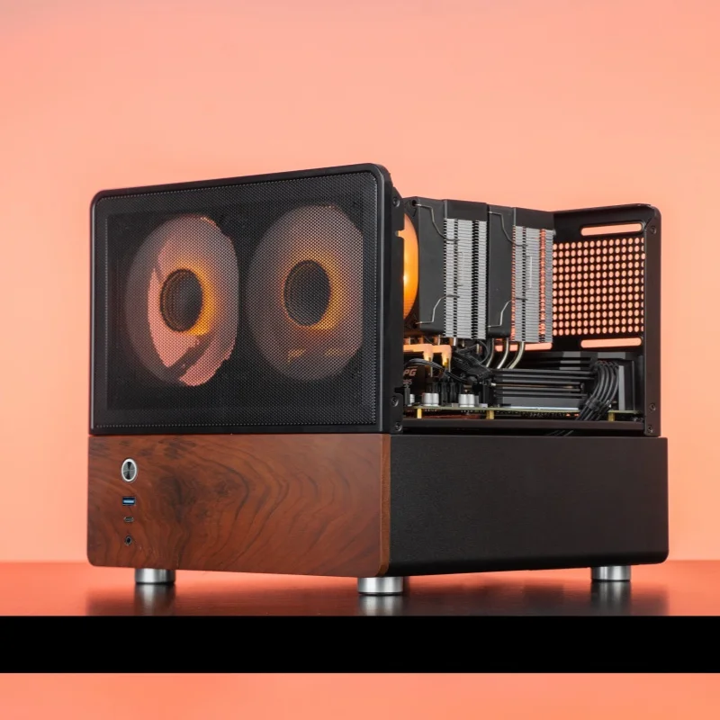 

The whole machine 13400F/14600KF/9600X/5060Ti mini console game DIY computer