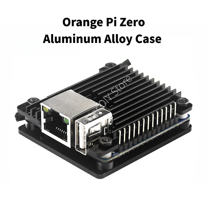 Aluminum Alloy Case for Orange Pi Zero, Metal Enclosure, Sturdy and Durable Protective Shell