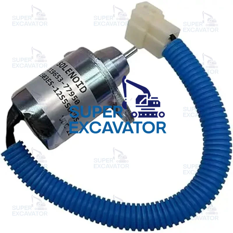 

Fuel Shutoff Solenoid 12V Stop Solenoid 1503ES-12S5SUC5S SA-4562-T SA-4920 119653-77950 for 4TNV94L 4TNV98L 4TNV106 3TNE84