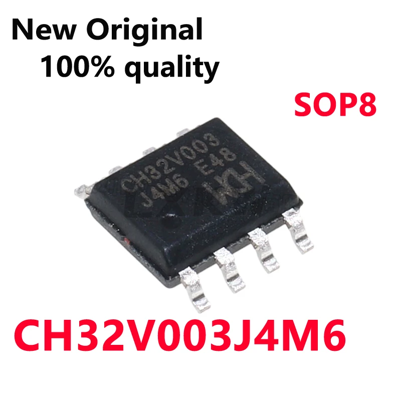10-100/PCS New CH32V003J4M6 CH32V003 J4M6 SOP8 Original Single chip microcomputer chip In Stock