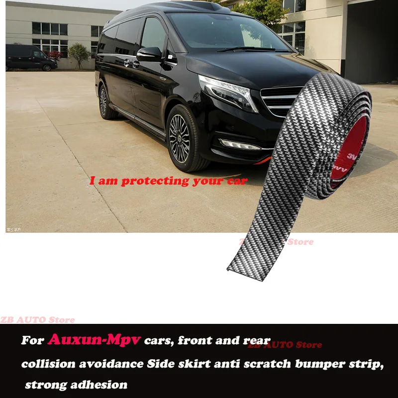 

Strong adhesive bumper strip, front and rear lip side skirts, collision and scratch resistant, suitable For Auxun-Mpv