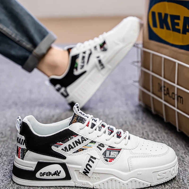 

Trend Men's Casual Sports Shoes Trendy Versatile Casual Sneakers Breathable Wear-resistant Outdoor Minimalist Hiking Shoes