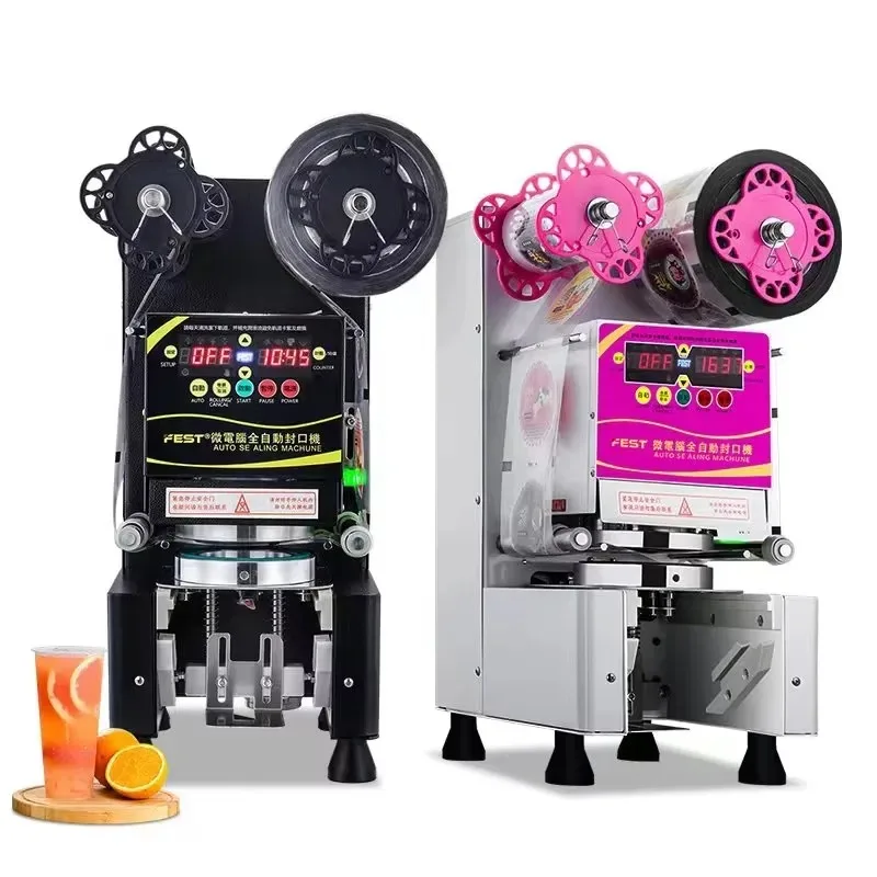 【الأكثر مبيعًا】 ماكينة سد الفقاعات الأوتوماتيكية من المصنع من FEST للبيع ماكينة سدادة كوب بوبا للبلاستيك والورق #3