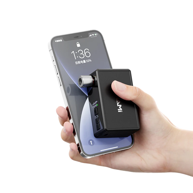 

130 Psi Mini Pump Tire Inflator Portable Rechargeable Battery Schrader Presta Bike Accessories Cyclami Am6 Pro