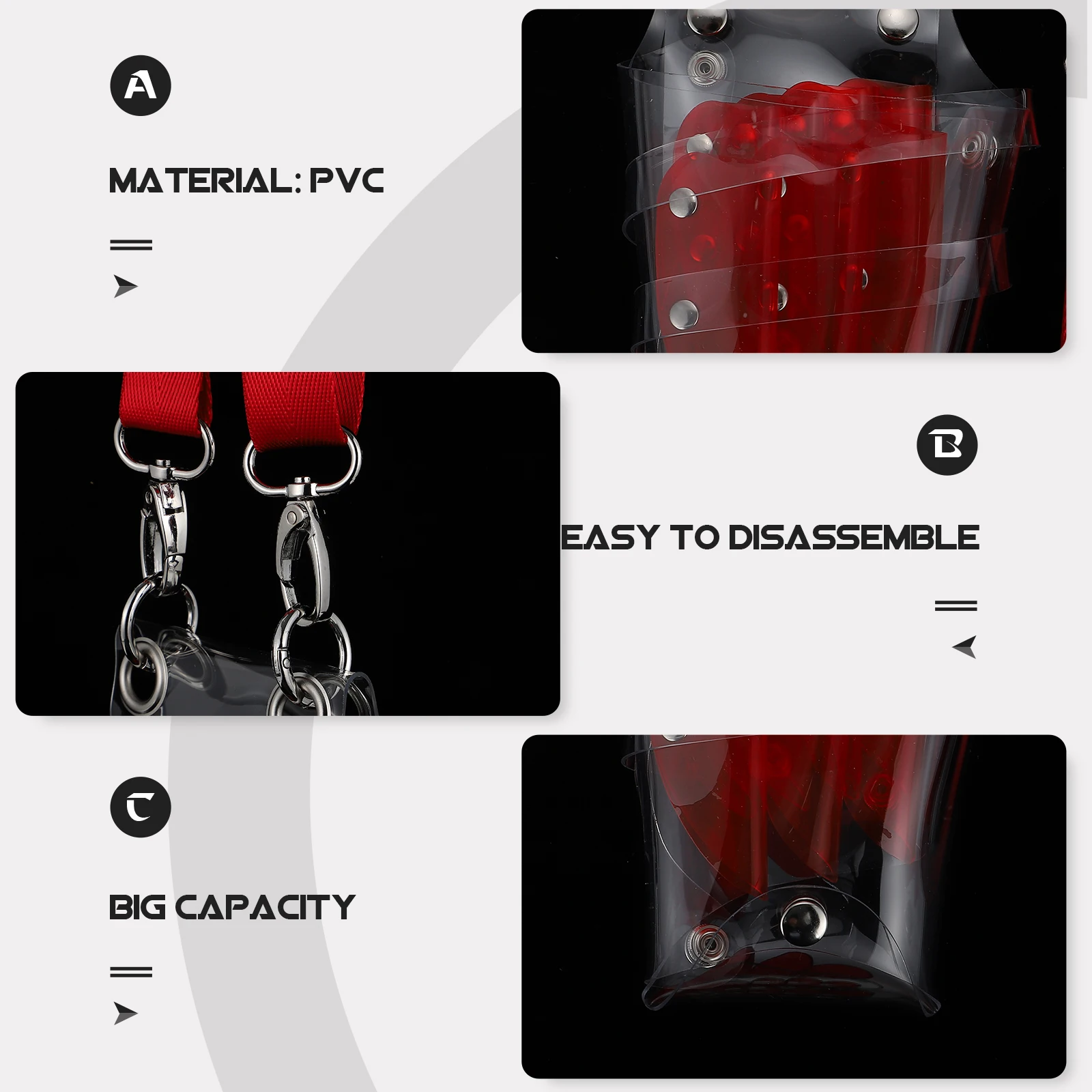 

Barber Scissors Bag Transparent Pvc Compact Lightweight Hair Scissors Storage Pouch For Salon Travel Outdoor Scissor Case