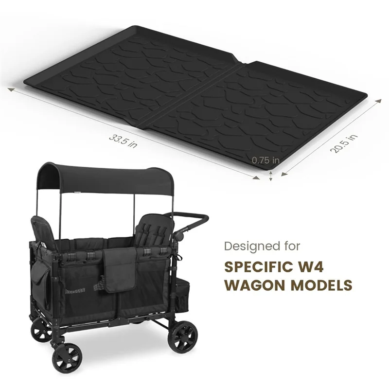 AS96-원더폴드 유모차용 액세서리, 웨건 W4 럭스용 실리콘 매트 모래, 먼지로부터 보호