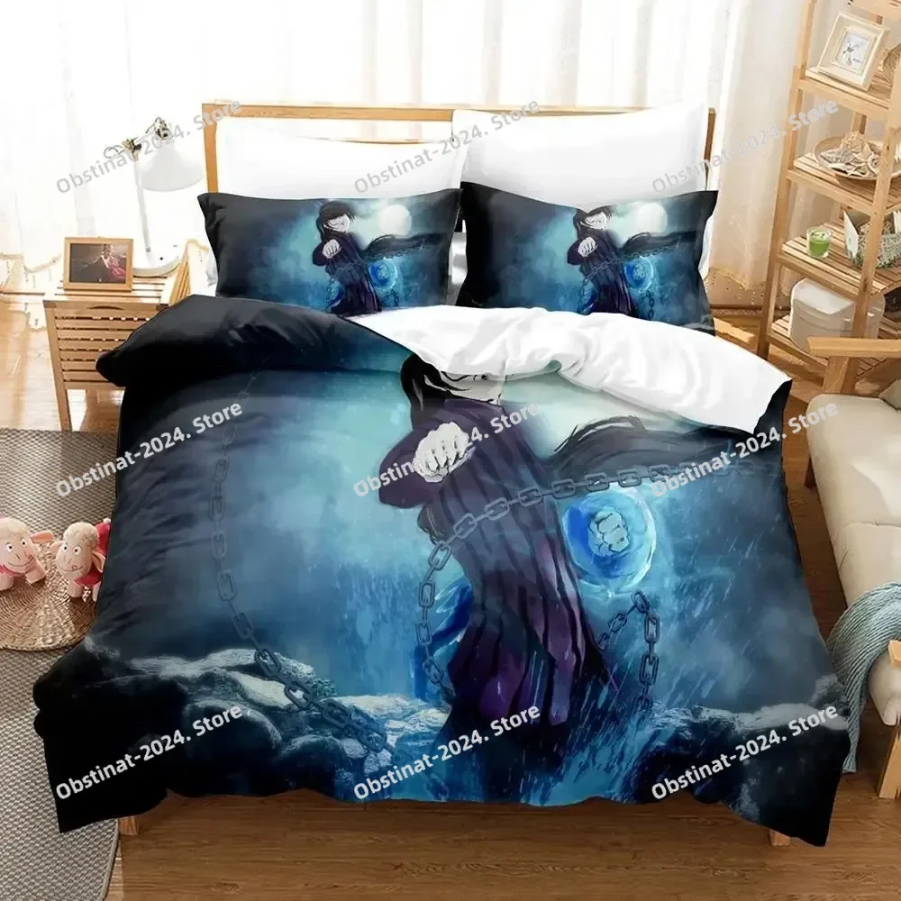 Torre de deus conjunto cama único gêmeo completo rainha king size conjunto adulto criança quarto conjuntos capa de edredão 3d impressão anime conjunto folha