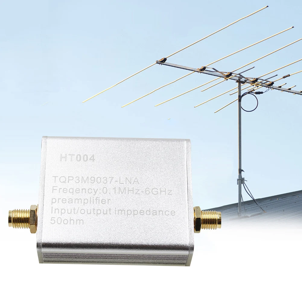 100K-6GHz Wideband Low Noise Amplifier 20dB High Gain Preamplifier LNA Module for RF & Software Defined Radio (SDR) 5V