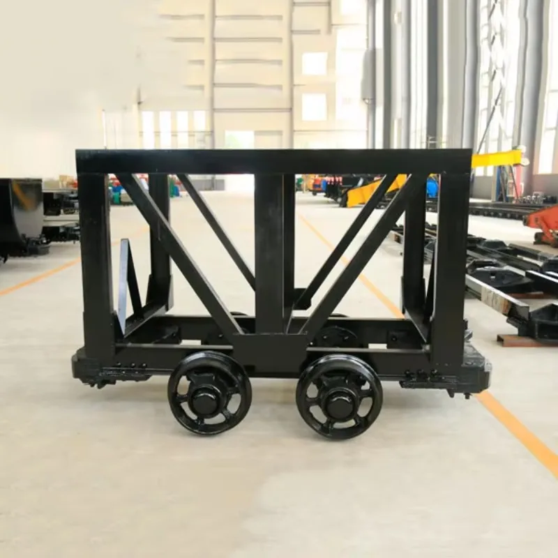 Efficient Safety Railroad Minicar Railway Wagons Frame Type Underground Mining Material Supply Mine Car