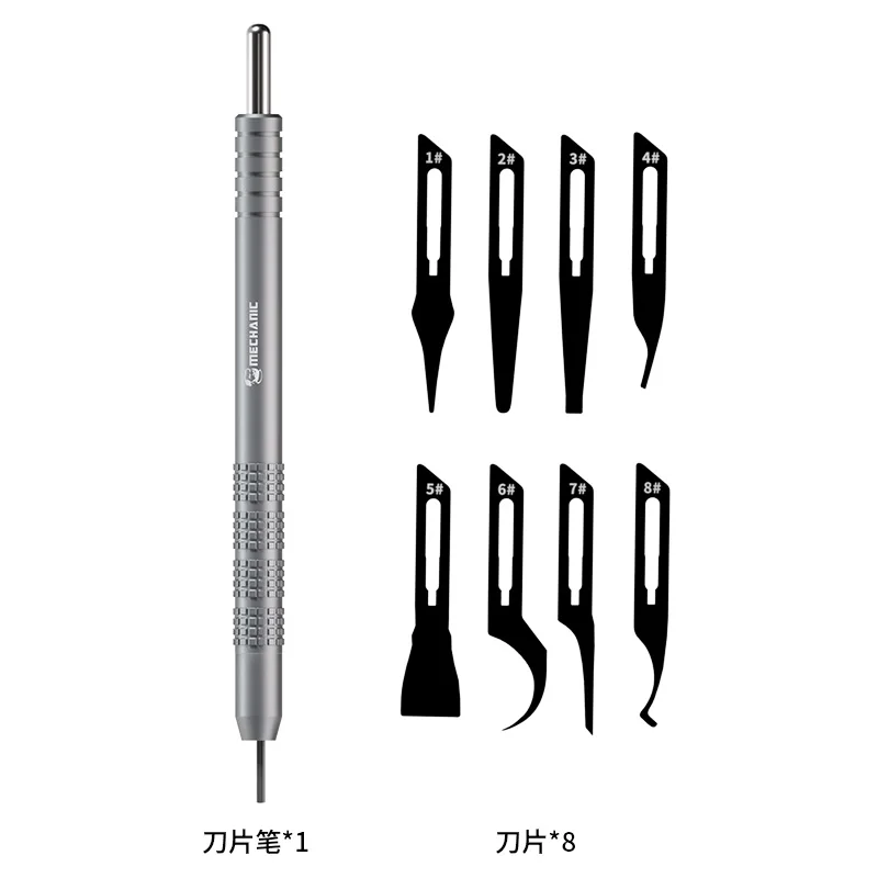 KH-001 fast glue removal blade manual polishing elastic blade IC pad cleaning brush BGA IC CHIP edge glue removal