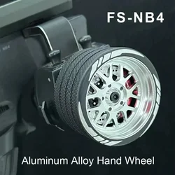 브레이크 디스크 리모컨 스티어링 휠, 알루미늄 합금 RC 핸드 휠, Flysky Noble NB4 송신기용