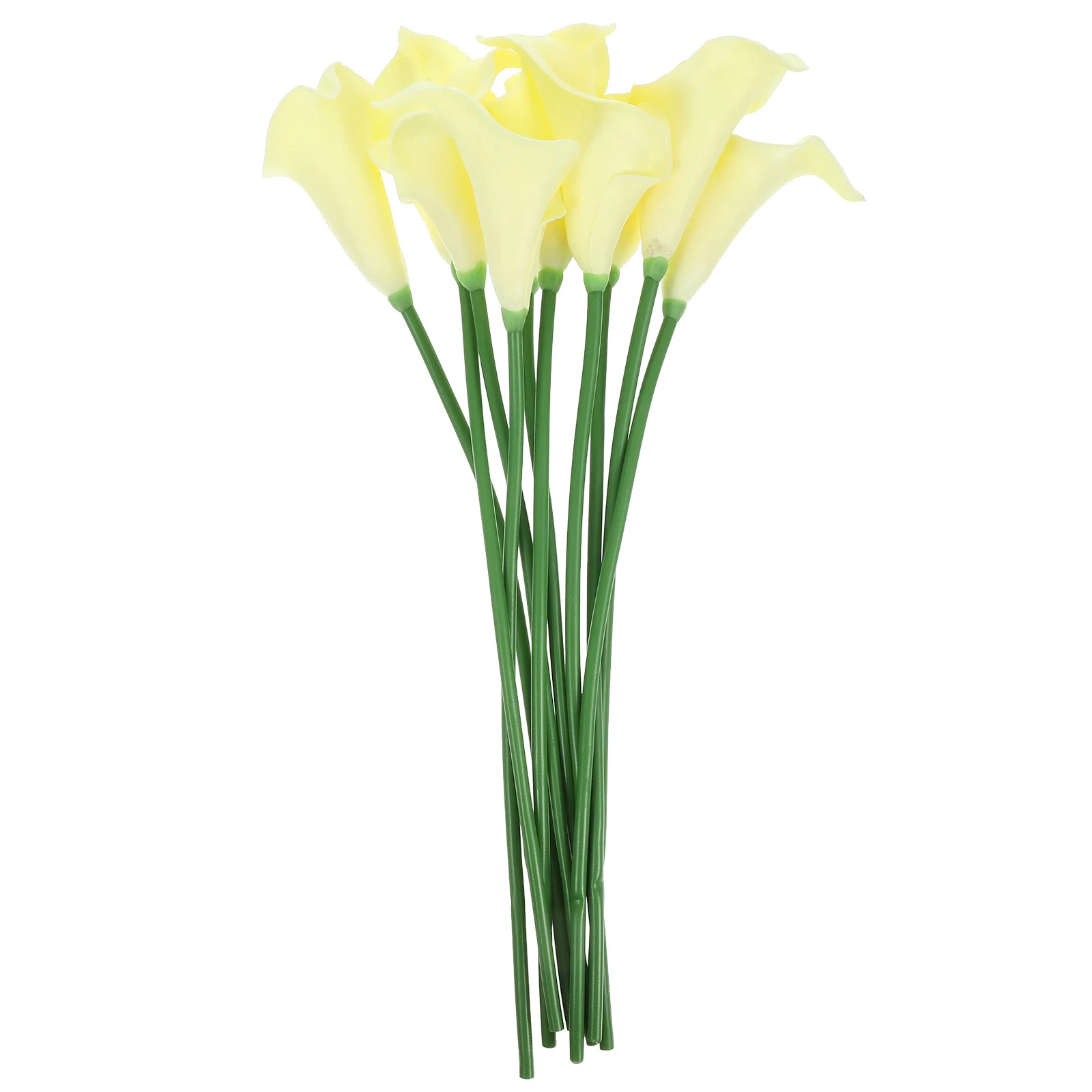 

10pcs Artificial Flowers Outdoor Garden Decor, Fake Flower Bunch For Diy Arrangement, Faux Flower Stems For
