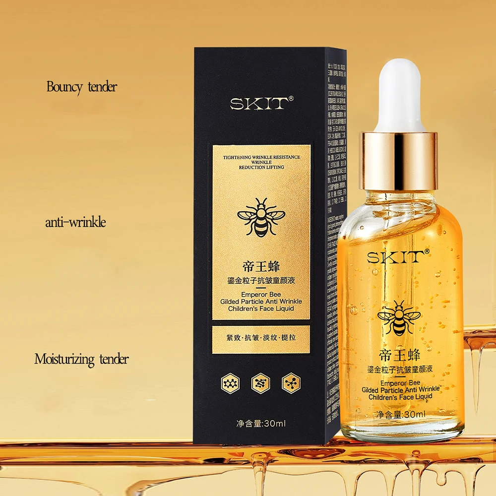 

Emperor Bee Essence Hirudin Reduces Wrinkles Moisturizing Brighten Goat Milk Protein Penetrates Muscle Base Face Serum skin care