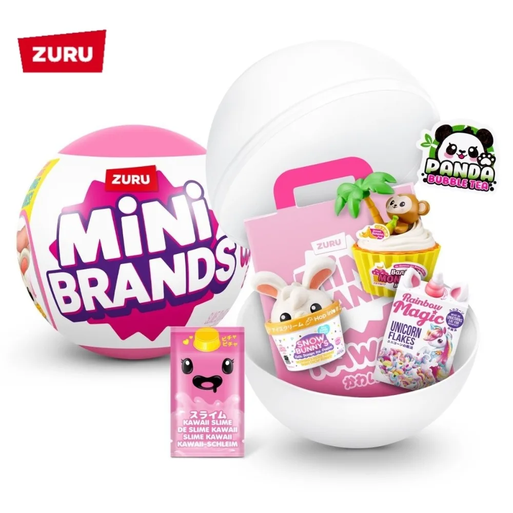 Überraschungsspielzeug Zuru, Kawaii Mini-Lebensmittelspielzeuge, Mystery Blind Boxes mit Miniatur-Spielzeugen, Geburtstagsgeschenk Überraschungsbox Blind Bag Mystery Box