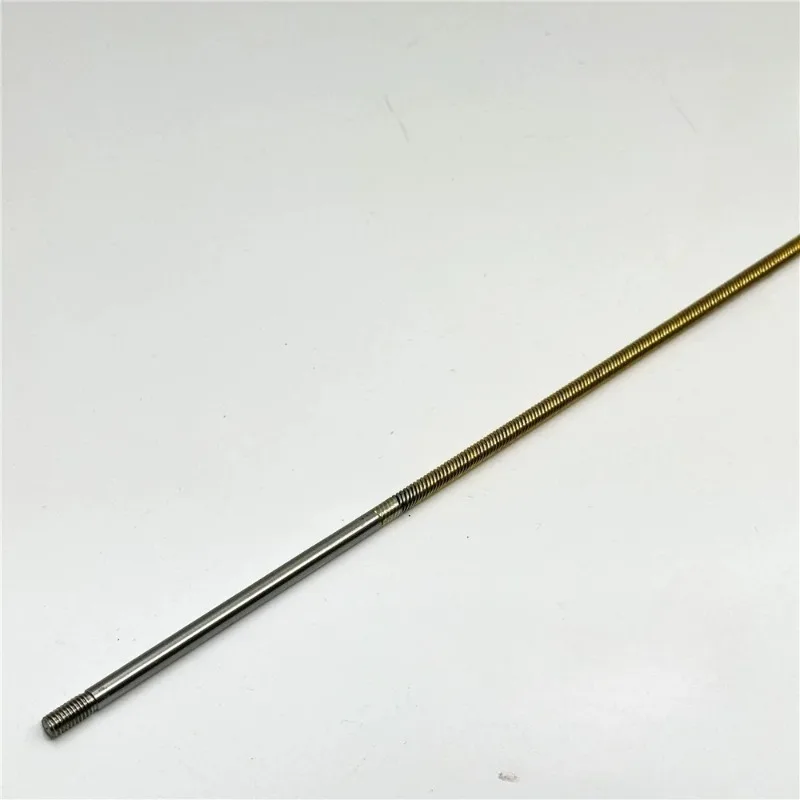 4.76mm Titanium Coated Flex Shaft 350mm, One-Piece Drive Shaft for RC O-Tunnel Hull Racing Boat, Propeller Assembly