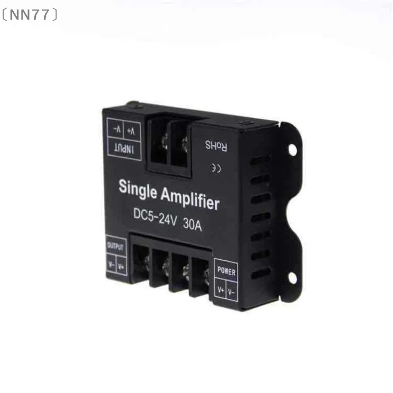 〔NN77〕30A LED Amplifier DC 5V 12V 24V 1CH PWM Signal Repeater For Single Color COB Strip〔W7〕