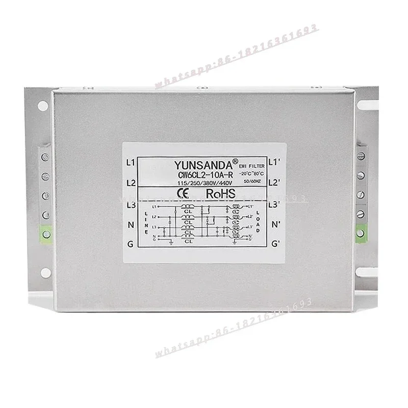 2006GOOD Three-phase Four-wire 380V Power Supply Filter CW6CL2-85A-R Servo Frequency Conversion Enhanced Type