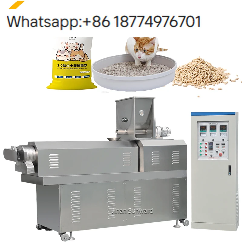 Industrial Full Automatic Pet Dog Food Making Processing Extruder Machine Pet Food Production Line view 3