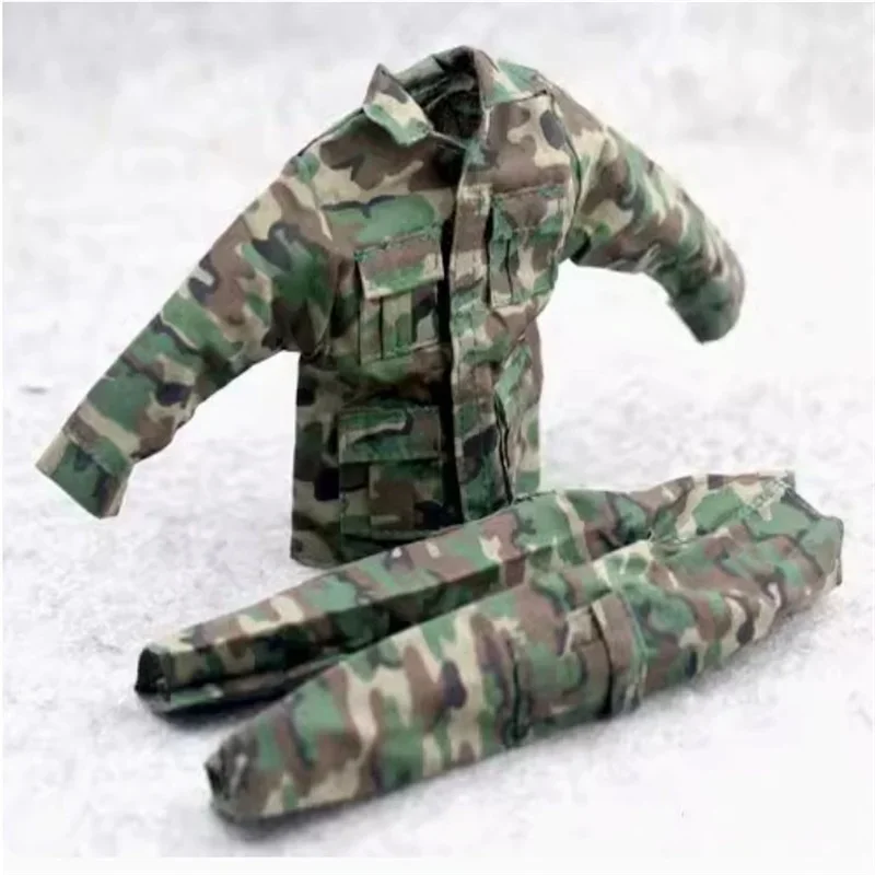 1/6 ทหารอุปกรณ์เสริม Jungle Camouflage ชุดรบ US ทหารเสื้อกางเกงของเล่นสําหรับ 12 ''Action Figure Body ในสต็อก