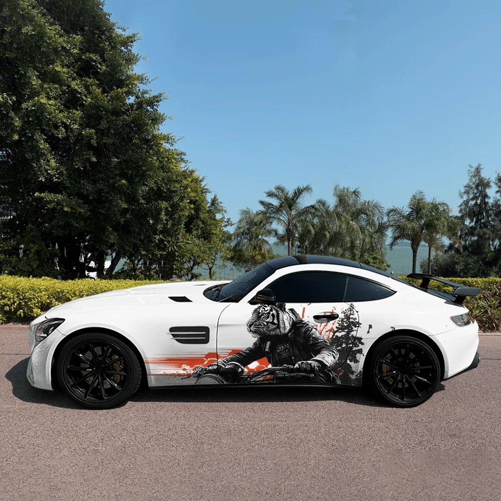 

Тигр мотоциклетный шлем автомобильные виниловые наклейки самоклеящаяся наклейка из ПВХ подходит для грузовиков внедорожник украшения автоаксессуары подарок