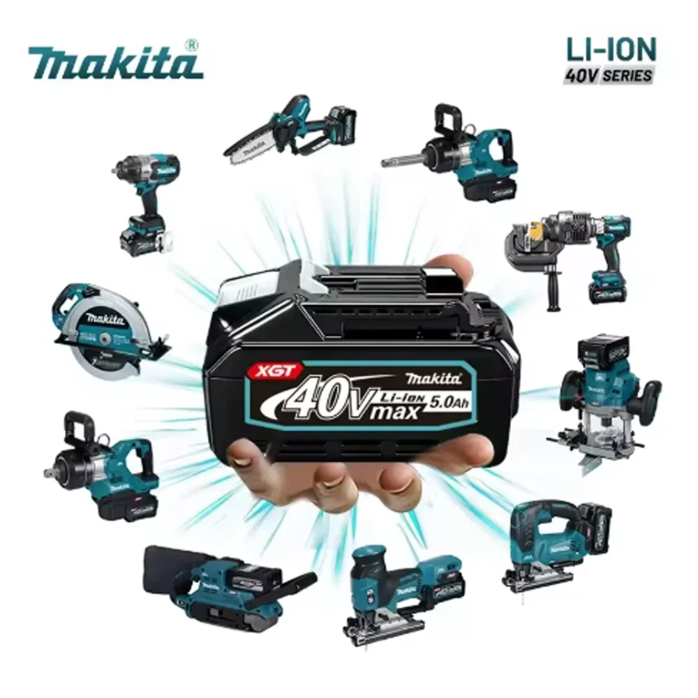 

Makita 40V lithium-ion battery, large capacity XGT 21700, 5.0 Ah, original Makita BL4025、BL4040、BL4050， Rechargeable battery
