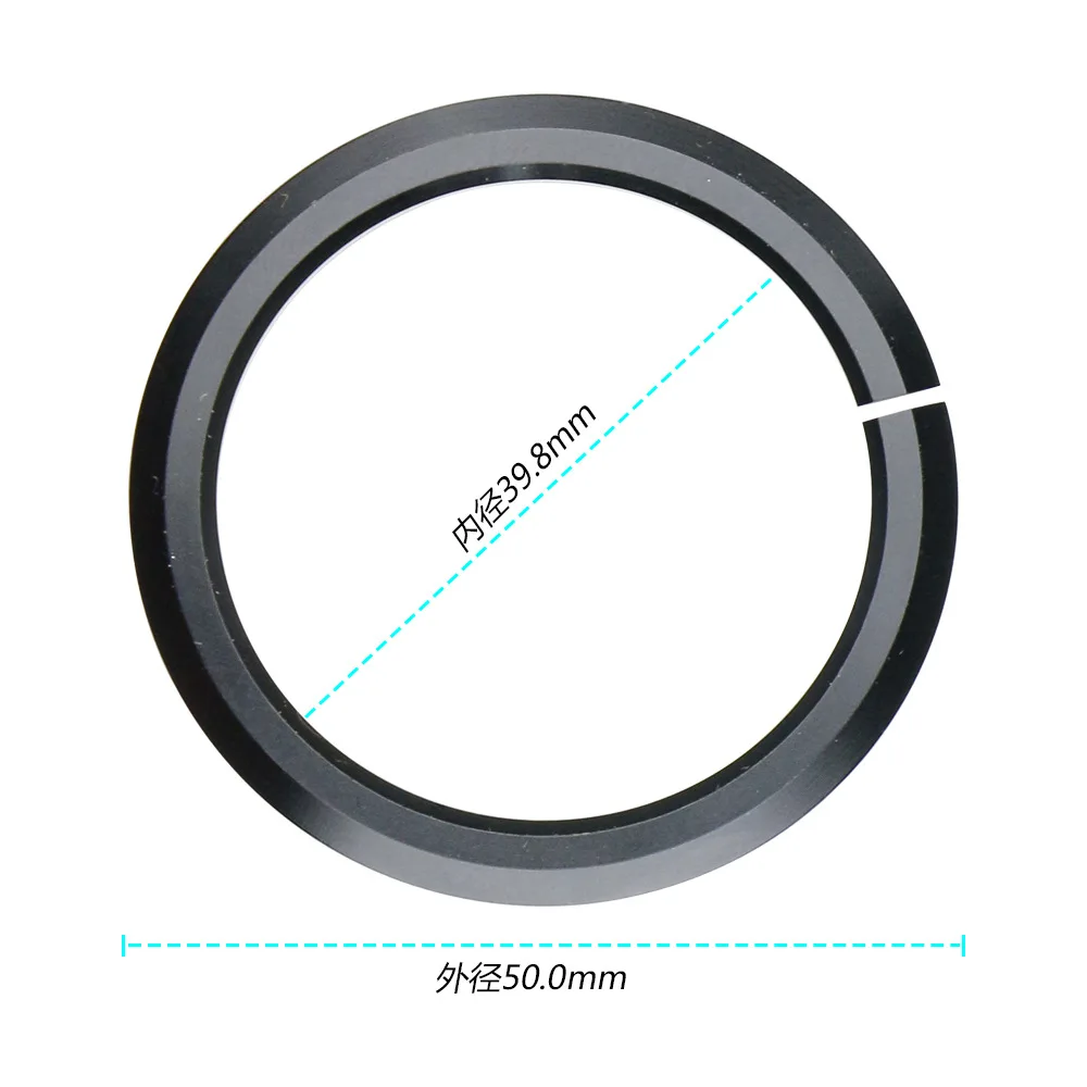 1,5 Zoll Fahrrad-Steuersatz-Unterlegscheibe, 1 1/8 Zoll Steuersatz-Abstandshalter, Gabelkrone 28,6 mm 39,8 mm, konische Gabel, gerade Gabel, 45 Grad – Detail 1