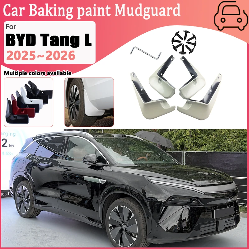 

Car Baking Paint Fender For BYD Tang L Sealion 8 2025 2026 Front Rear MudFlaps Mudguards Mud Guard Splash Flap Auto Accessories