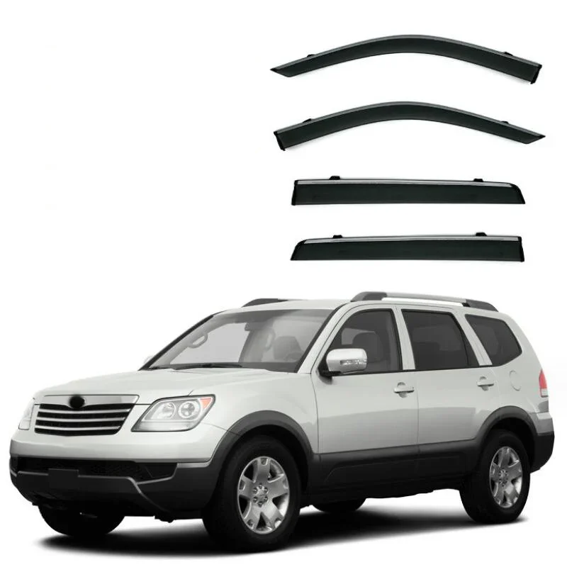 Window Visor Rain Guard Side Window Deflector Weather Shield For Kia Mohave Borrego 2007 2008 2009 2010 2011 2012 2013 2014-2021