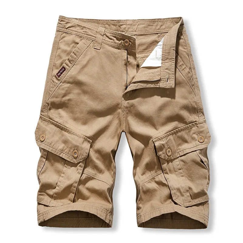 

GIOIOMen's Shorts，2025Spring Summer New Cotton Loose Straight Multi-Pocket Cargo Shorts，Fashion Men's Pants
