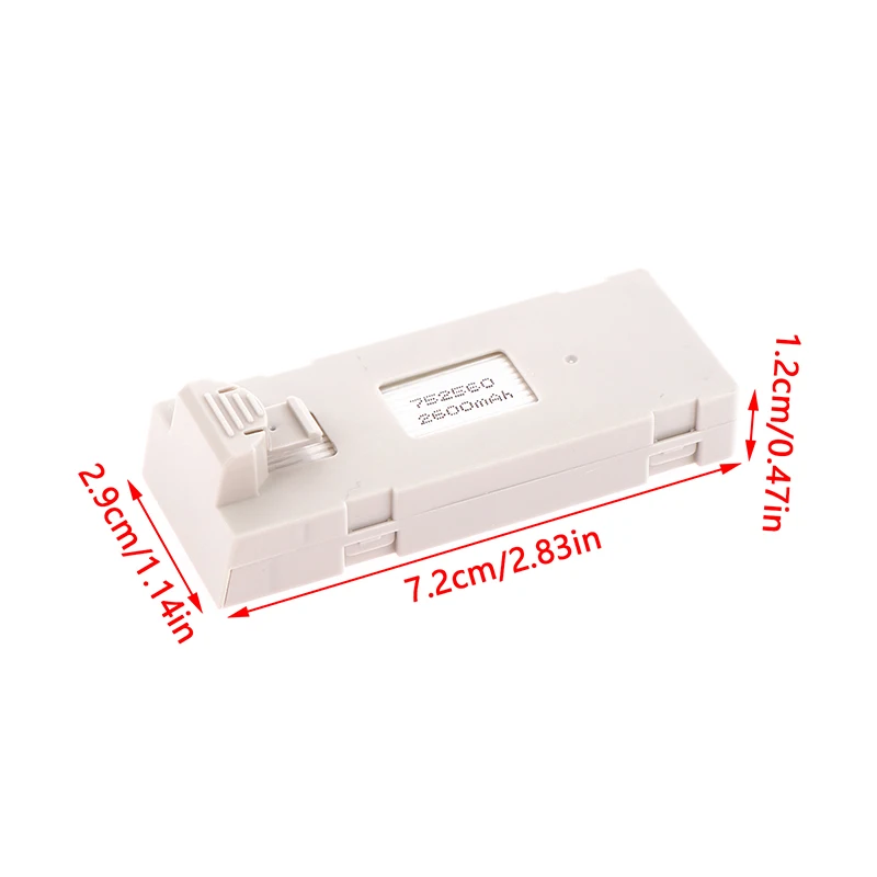 3.7V 2600mAh Drone Battery Accessory For E88 E88 PRO Ls-E525 E525 PRO Mini Uav Drone Battery Drone Spare Part Battery