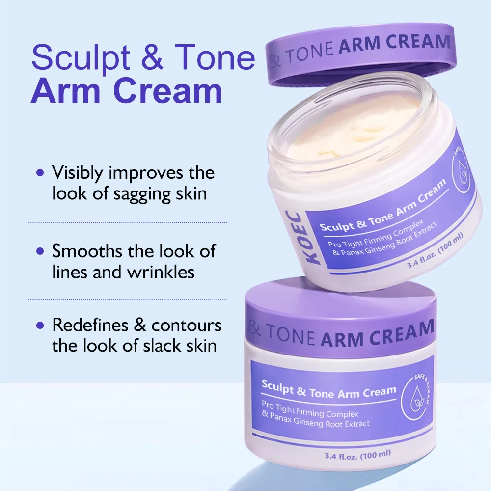 Sculpt & Tone Arm Cream Firming And Tightening Cream Smooths The Look Of Wrinkles, Deeply Hydrates Body Cream