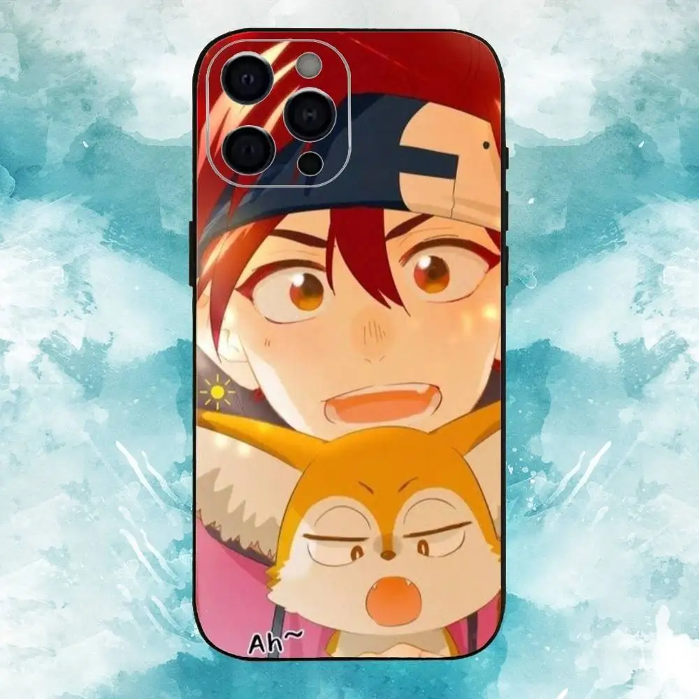 เคสโทรศัพท์ลายอนิเมะ I-Infinity S-SK8 สำหรับ iPhone17,16,15,14,13,12,11 Plus,Pro Max  แบบนิ่ม สีดำ