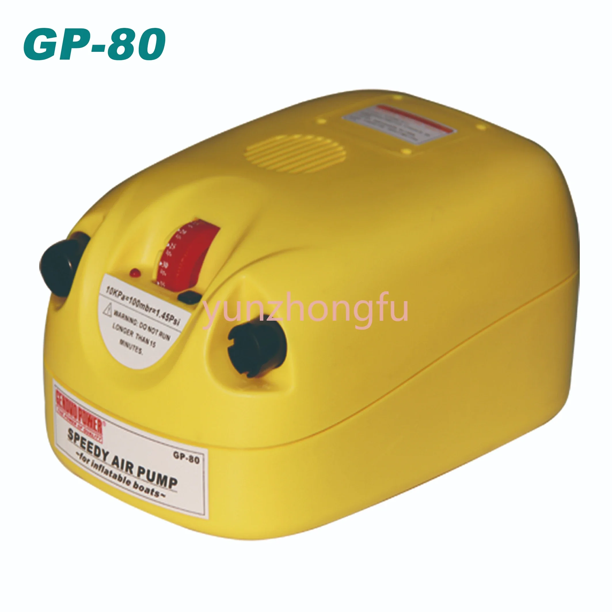 For GP80 80Kpa 12V DC Inflating Pump Compatible with Bravo Electric  for Inflatable Boat