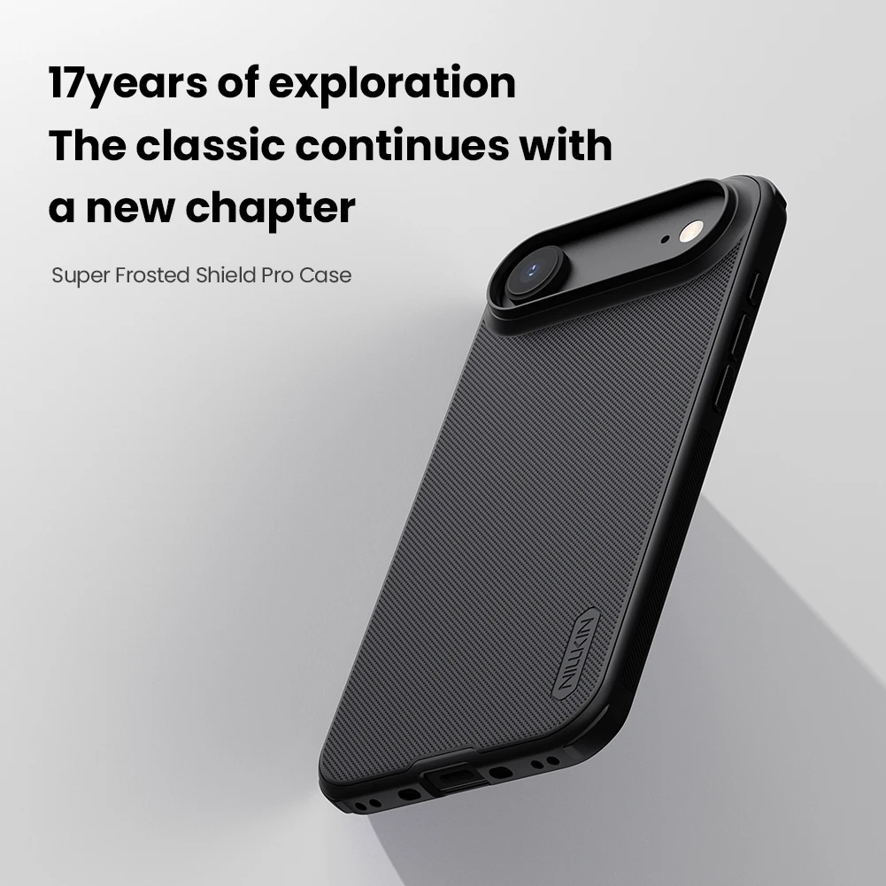 Nillkin For iPhone Air Case Super Frosted Pro Soft TPU Frame + Hard PC Back Cover Protection Phone Case For iPhone Air