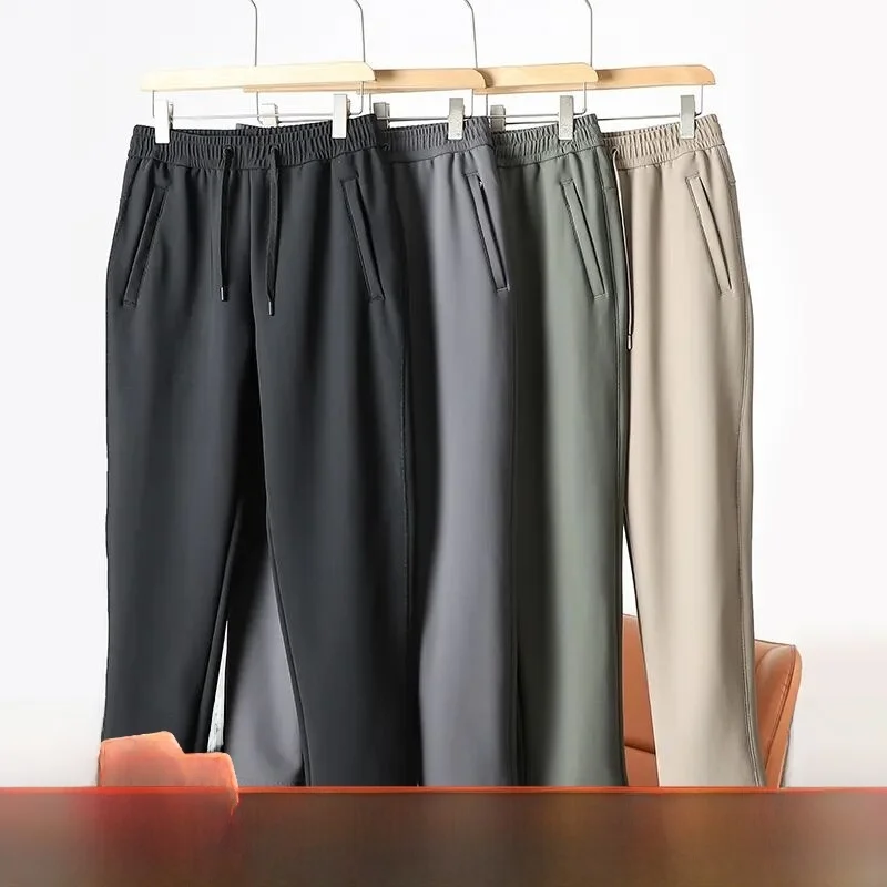 

Outdoor Men's Fce Lined Thiened Orlon Soft ell Casual Pants Waterproof Windproof Autumn Winter Straight Leg Spor Sle