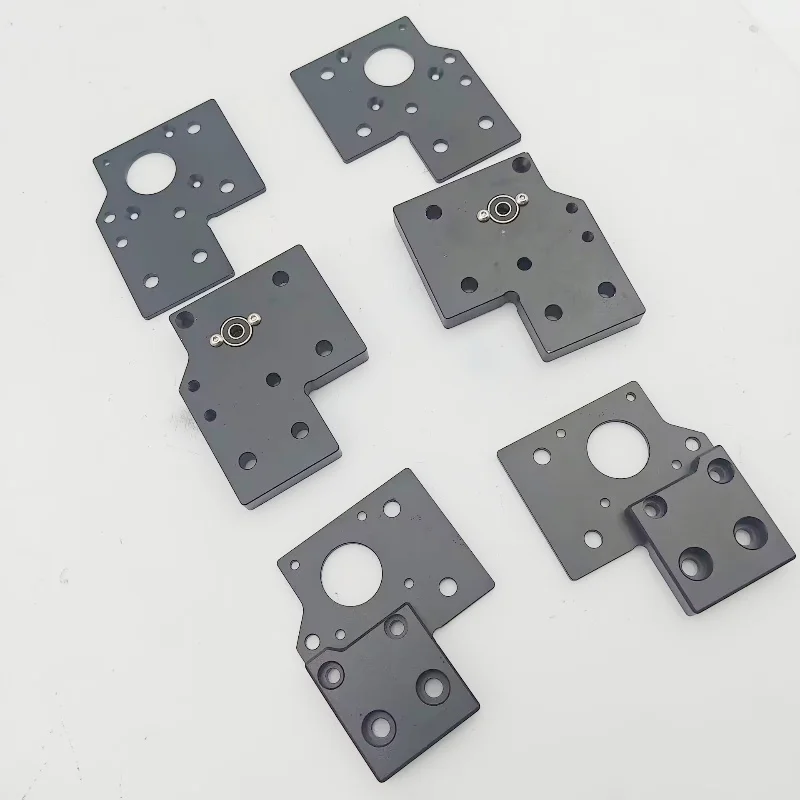 

3D-принтер Funssor V-core 4 VC4, гибридный IDEX, обработанный на станке с ЧПУ, алюминиевый комплект клеток для крепления двигателя XY