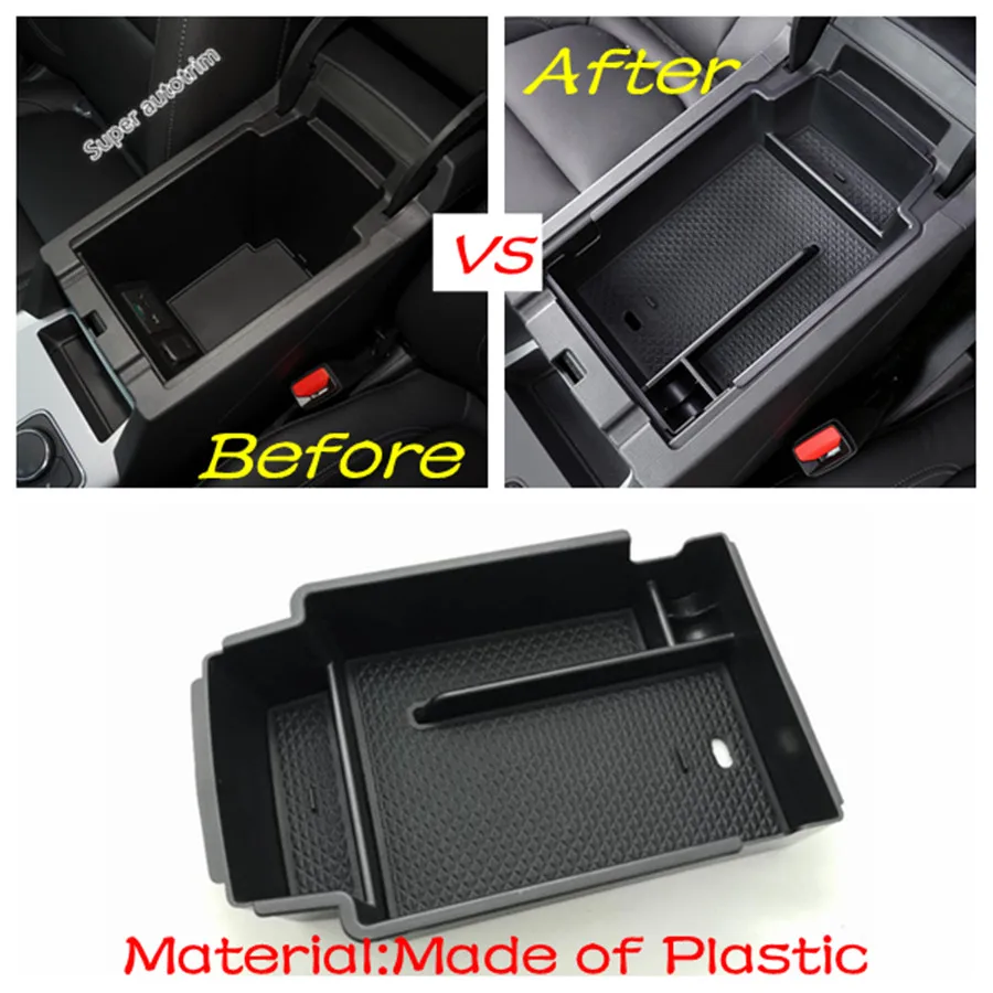 Car Central Control Armrest Storage Box Multifunction Container Pallet Holder Tray Accessories For Chevrolet Blazer 2019 - 2022