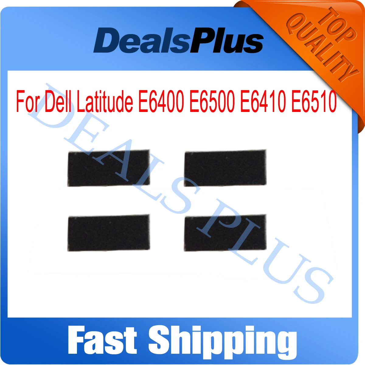 Almofada de borracha antiderrapante para tampa inferior do laptop, peça de reposição para dell latitude e6400, e6500, e6410, e6510, 4 pcs/set