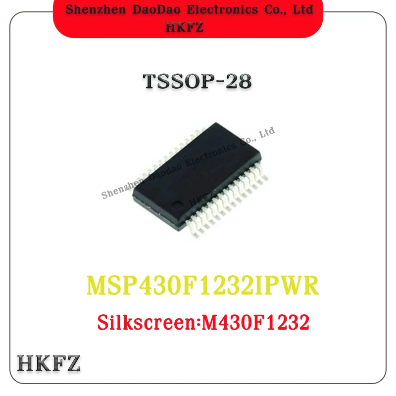 

5Pcs MSP430F1232IPWR Silk screen M430F1232 TSSOP-28 microcontroller chip IC New original