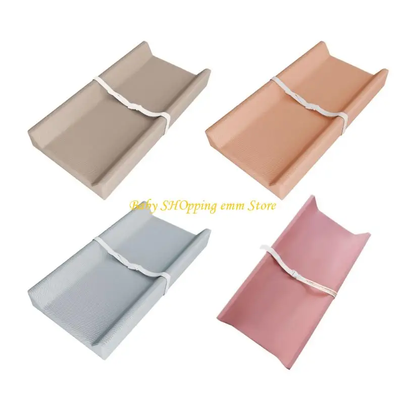 

23GD Baby Pader Mogne Pad Pu Кожаный коврик для подгузников с фиксацией ремня водопровода для комода для комодов