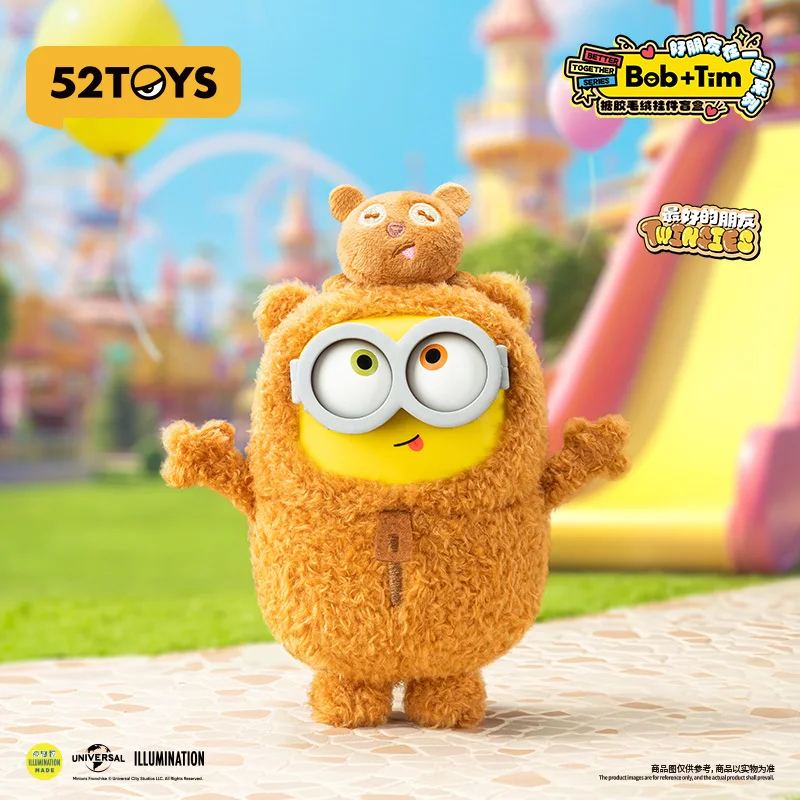 

52 Игрушки Миньоны «Хорошие друзья вместе» серии виниловый кулон слепая коробка подарок детская игрушка настольный орнамент коллекция