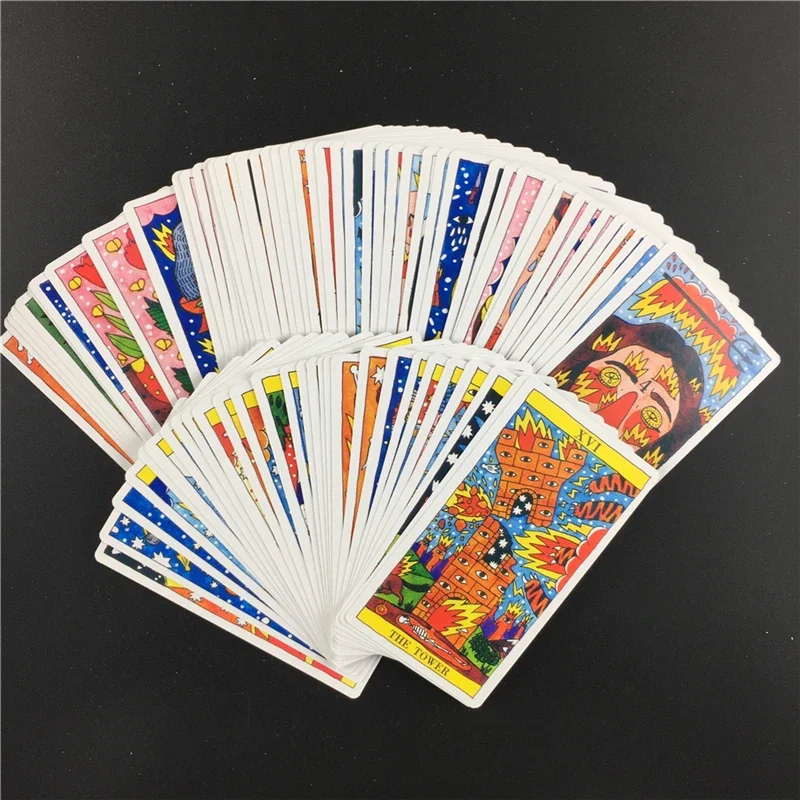 Tarot del Fuego Cards Tarot for Deck Oracles Electronic Guide Book Game Toy by Ricardo Cavolo