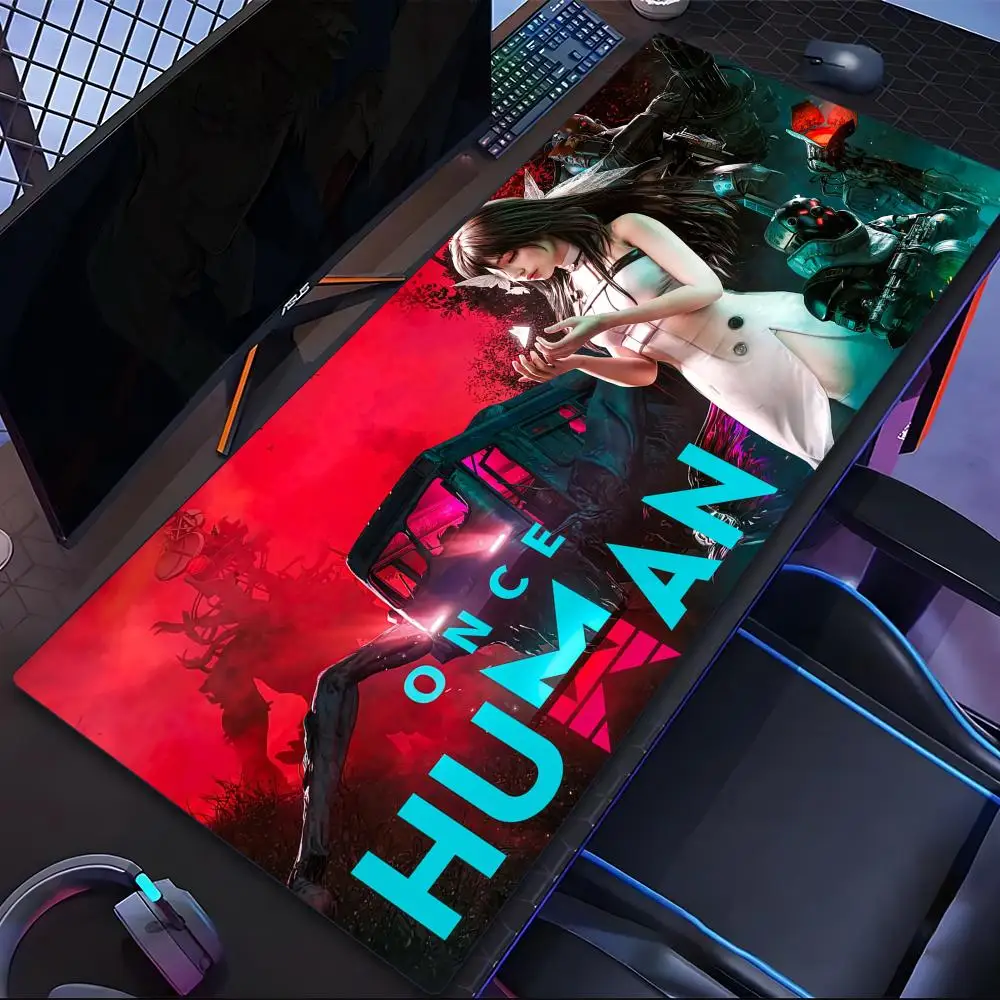 

game Once Human Mouse Pad Tablet mouse Pad Laptop xl desktop mouse pad, cute HD Rainbow Gaming keyboard pad, csgo Player, 90x40