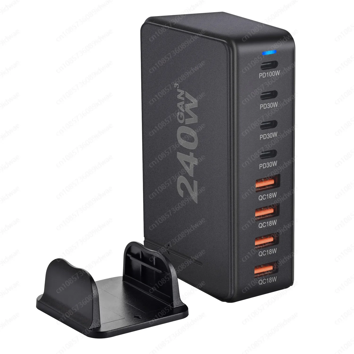 240W GaN PD charger 4A4C high-power smart desktop charger multi-port fast charging charging head